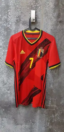 Jersey baju bola original size s belgium belgia de bruyne size s 2021