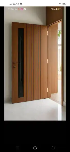Daun pintu jati