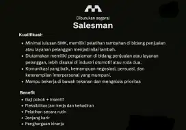 Lowongan kerja sales motor listrik