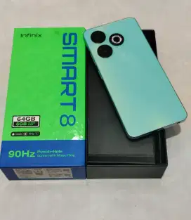 INFINIX SMART 8 3+3/64GB FULSET SEGEL NORMAL JAYA TINGGAL PAKAI