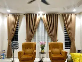 Beli Gorden Blackout Pasang Skat Klinik Hordeng Pintu Gordyn Vitrase