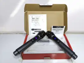 Mic Wireless ADVANCE 2 buah baru garansi