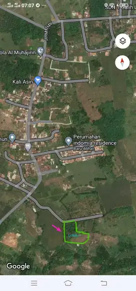 Tanah Luas Lokasi  Strategis-Dekat Pintu Tol Lematang, Lampung Selatan