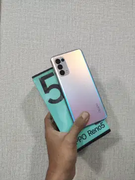 Oppo Reno 5 5G 8+128gb seken fullset bisa cash/cicilan paylatter