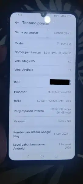 HUAWEI Honor X7a