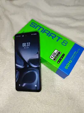 Infinix Smart 8 4/128 GB Up to 8GB, Mulus No Minus 100%