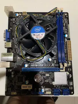 intel i3 2120 motherboard asrock H61m-VG4 Bermasalah