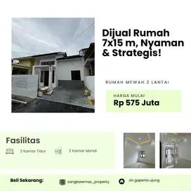 Dijual Rumah 7x15 m, Nyaman & Strategis!