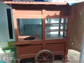 Di jual gerobak bekas dagang bubur ayam