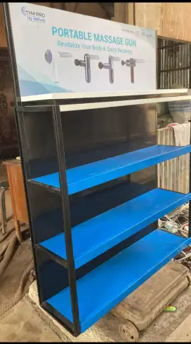 Jual rak besi  baru ukuran 30*100*200.