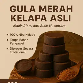 Gula Merah Kelapa Asli – “Manis Alami dari Alam Nusantara”