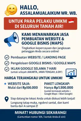 Jasa Bikin Website Usaha Bonus Iklan