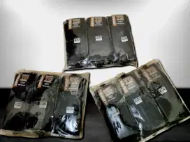 Kaos Kaki Hitam Polos Ukuran SMA