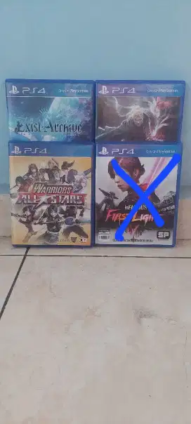 Game PS4 - Exist Archive, Nioh, Infamous Light(SOLD),Warriors Allstars