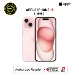 iPhone 15 128GB PINK | Baru dan Bergaransi Resmi Indonesia