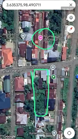 Di Jual, Tanah nol Jalan, Kota Binjai