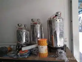 Seterika Uap gas Laundry, paket usaha Laundry - Mesin pengering gas