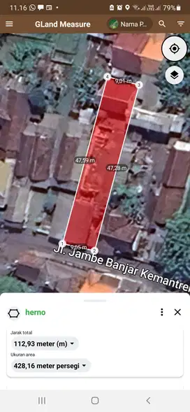 Dijual Lahan siap bangun Buduran, Sidoarjo