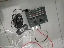 Jual mixer dan webcam buat live streameng