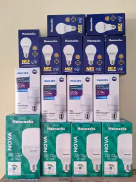 lampu led hannochs/philips habisin setok take all semua
borongan saja