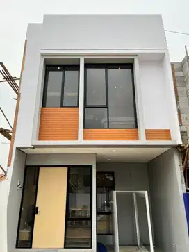 Rumah 2 Lantai Minimalis Modern di Sawamngan Depok Full Bonus