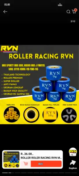 ROLLER ROLER RACING RVN