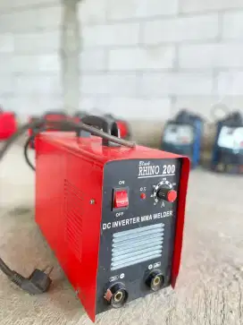 MESIN LAS BEKAS MMA 200A RHINO MESIN LAS RHINO BEKAS SMAW STIK 3 PHASE