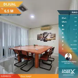Ruko Raya Ngagel SHM Bangunan 2 lantai ex kantor ada 5 ruangan