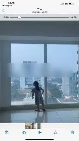 Dijual apartement Tree Park Unfurnished Baru 1 bedroom new Apartemen