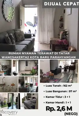Murah  Rumah minimalis kota baru parahyangan, bandung