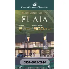 Termurah Dekat Bsd CitraGarden Elaia 2 Lt Dekat Stasiun Cisauk 5x10 m2