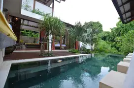 Disewakan Villa Tropis Suasana Hutan Lingk Tenang, Sepi, Fully Furnish