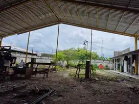 Gudang Komersial Konstruksi Baja Akses Kontainer di Karang Tengah