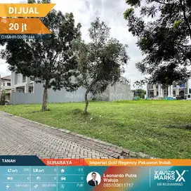 Tanah Kavling Cluster Imperial Golf Regency blok AB 15x22 meter