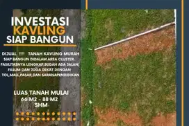 Investasi tanah strategis dekat tol mall rumah sakit kota Cileungsi