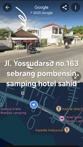 Rumah luas 336m2 pinggir jalan , cocok untuk usaha