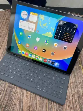 ipad pro gen 1 12.9inci 128gb wifi cell plus keyboard inter batangan