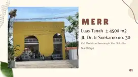 Dijual Kavling Tanah di Raya Merr, Surabaya Timur