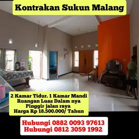 KONTRAKAN SUKUN MALANG LUAS PINGGIR JALAN