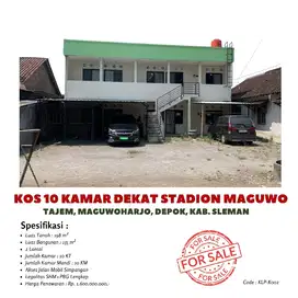 Dijual kos 10 kamar dekat stadion maguwo sleman