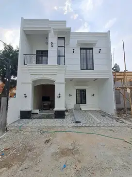 Hunian 2 lantai Murah cakep lokasi dekat kantor taspen kalimulya depok