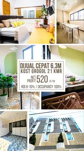 Rumah Kost Siap Huni Full Furnished Dekat Kampus & Perkantoran Grogol