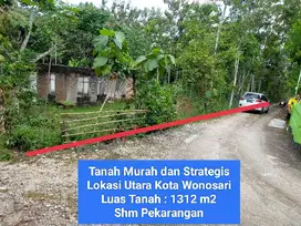 Tanah Pekarangan dekat kota wonosari di bejiharjo gunungkidul murah