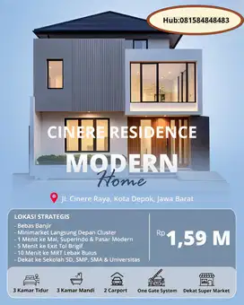 Residence Cinere Modern Home Cinere Depok