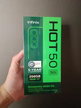 Infinix Hot 50 5G 8/256 Garansi Resmi, Bisa COD