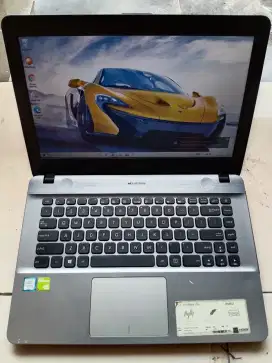 Laptop asus X441U core i3 gen6 ram 8gb hardisk 500gb batrai 2jam