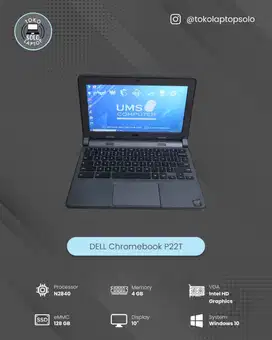 DELL Chromebook P22T INTEL N2840 RAM 4GB SSD 128GB eMMC Intel HD
