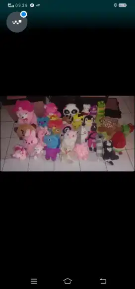 boneka bekas dan lama