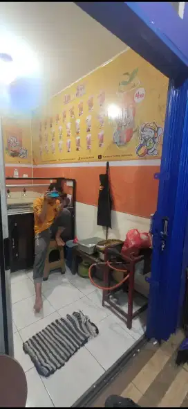 Gerobak Booth Etalase Perlengkapan Usaha Dagang Fried Chicken