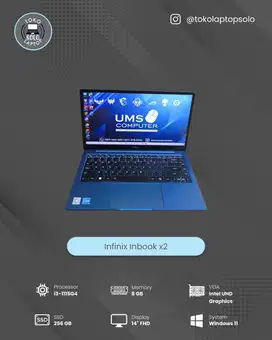 Infinix Inboox X2 INTEL Core i3-1115G4 RAM 8GB SSD 256GB Intel UHD
